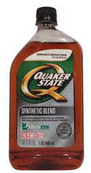    Quaker state 5W-30 Synthetic Blend Motor Oil  |  073102014411